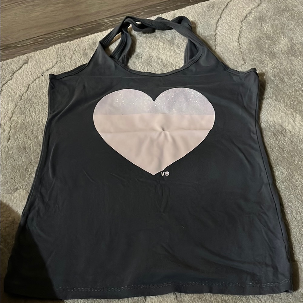 Victoria's Secret Black Heart Tank Top